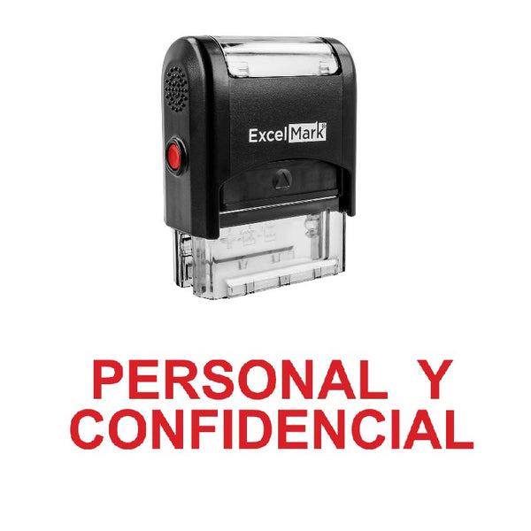 PERSONAL Y CONFIDENCIAL Stamp