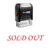 Script SOLD OUT Stamp