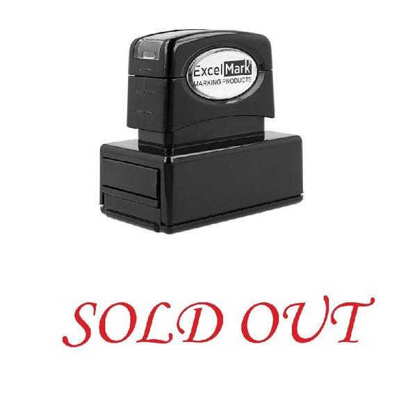 Script SOLD OUT Stamp