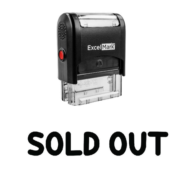 Rounded SOLD OUT Stamp