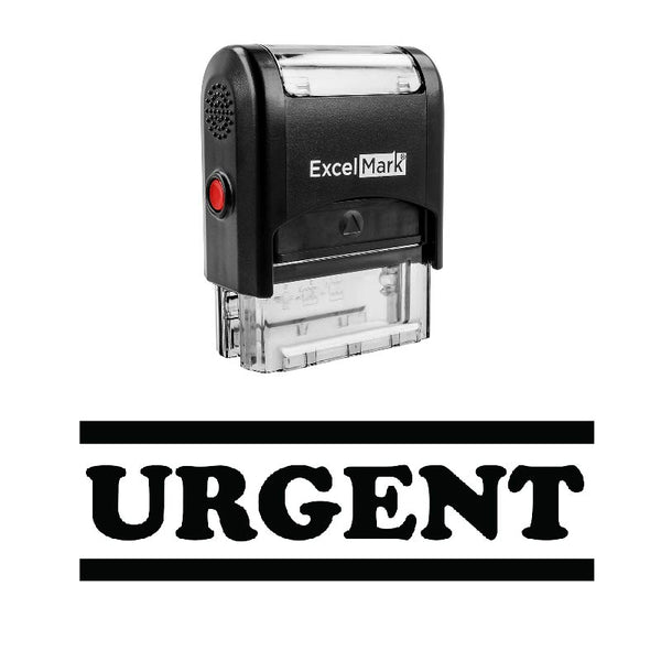Double Line URGENT Stamp