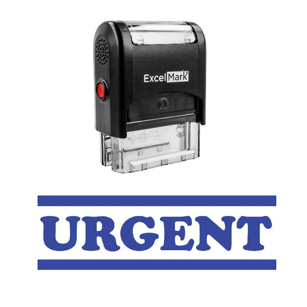 Double Line URGENT Stamp