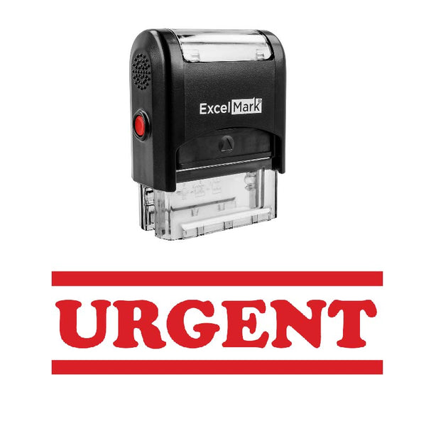 Double Line URGENT Stamp