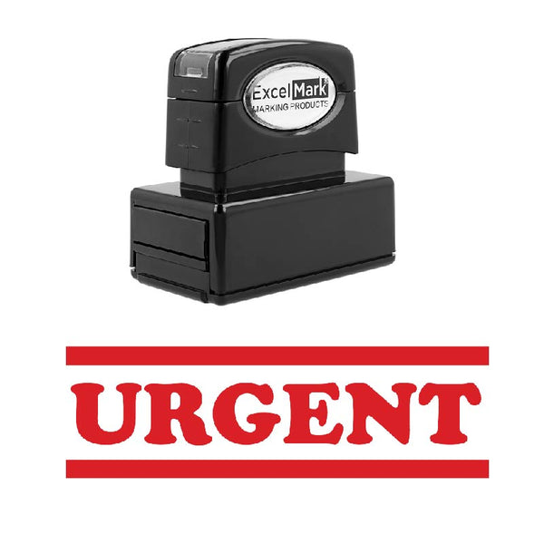 Double Line URGENT Stamp