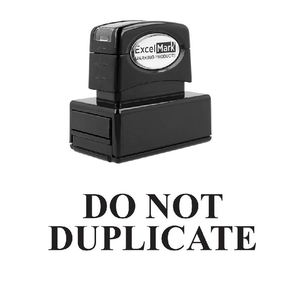 DO NOT DUPLICATE Stamp