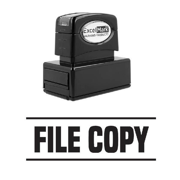 Double Line FILE COPY Stamp