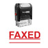 Double Line FAXED Stamp