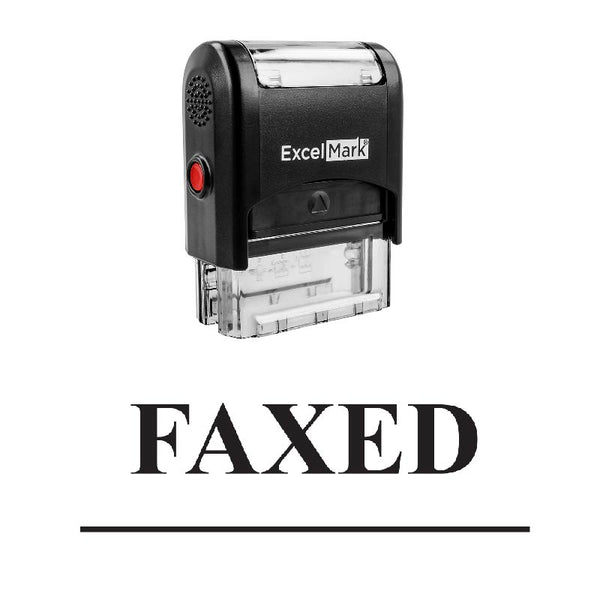 Line FAXED Stamp