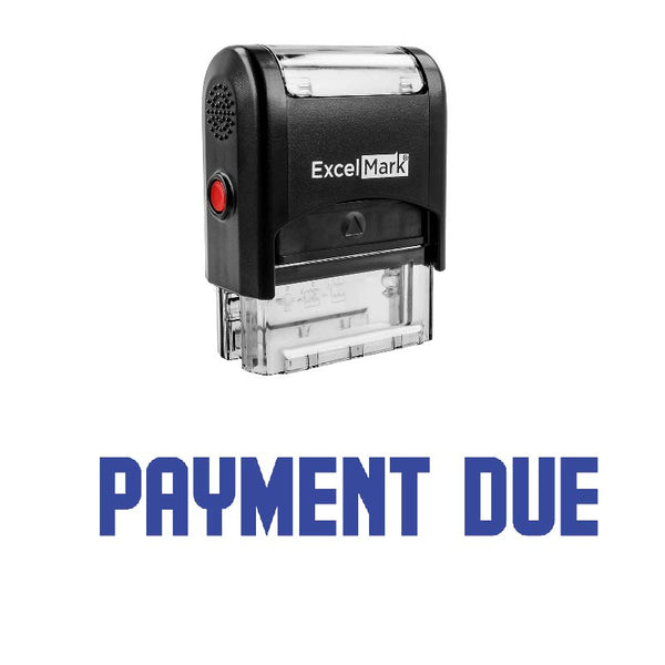 PAYMENT DUE Stamp