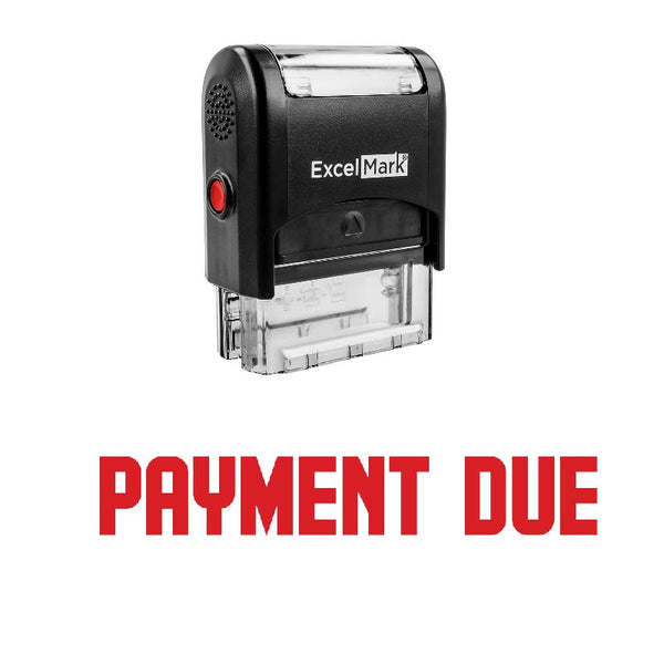 PAYMENT DUE Stamp