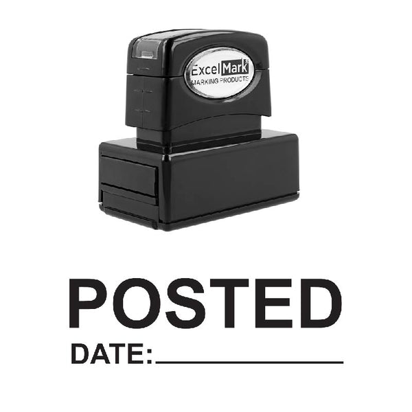 Date Line POSTED Stamp