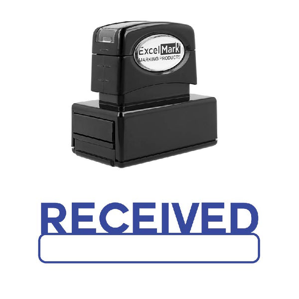 Round Box RECEIVED Stamp