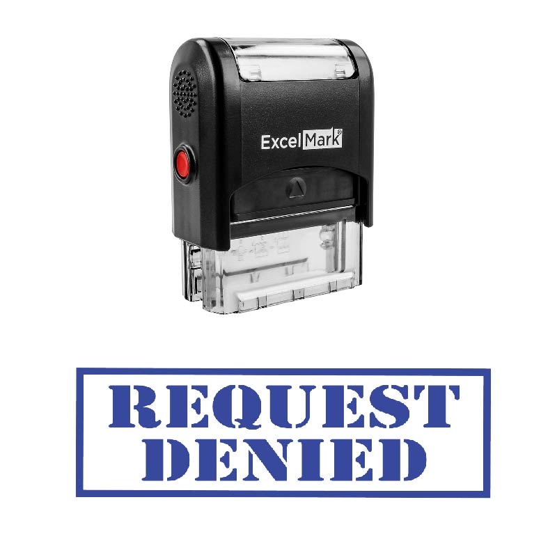 Box REQUEST DENIED Stamp | ExcelMark