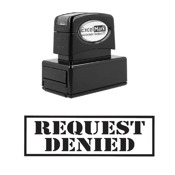 Box REQUEST DENIED Stamp