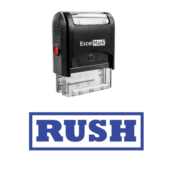 Serif Box RUSH Stamp
