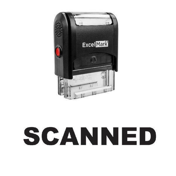 Bold SCANNED Stamp