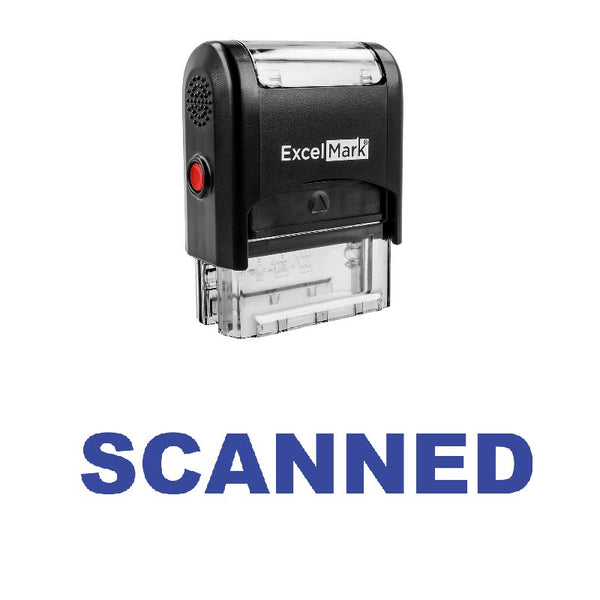 Bold SCANNED Stamp