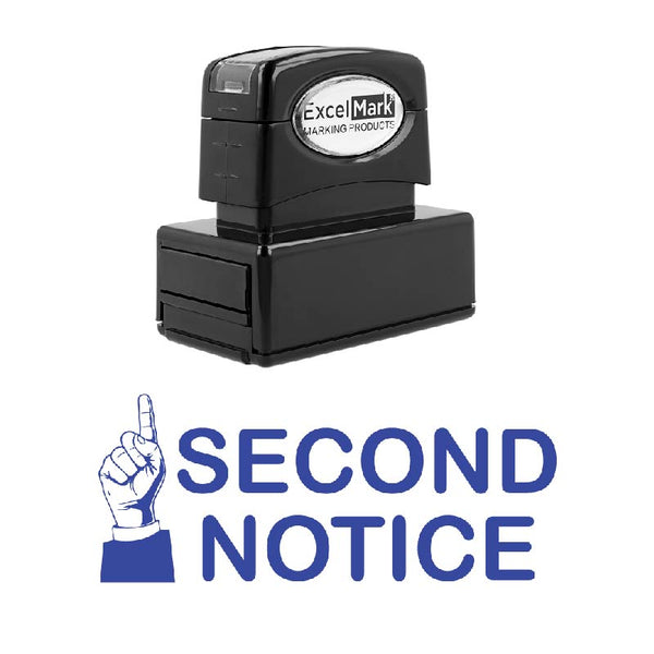 SECOND NOTICE Stamp
