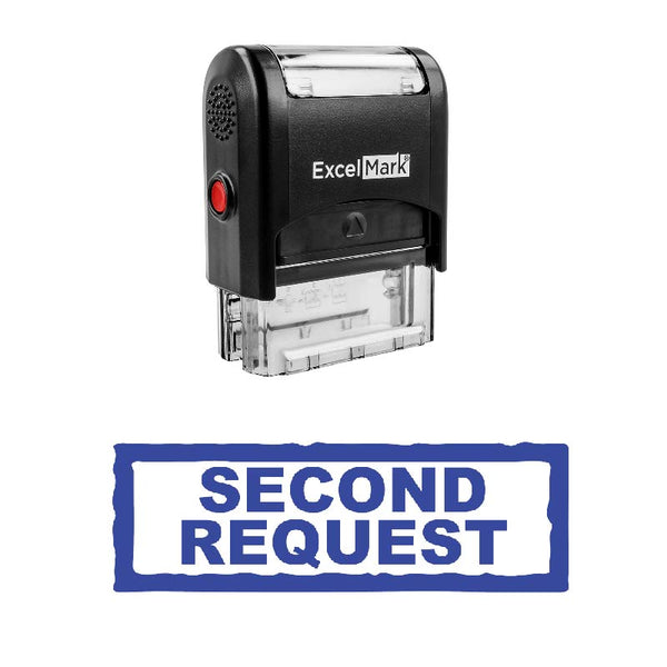 Box SECOND REQUEST Stamp
