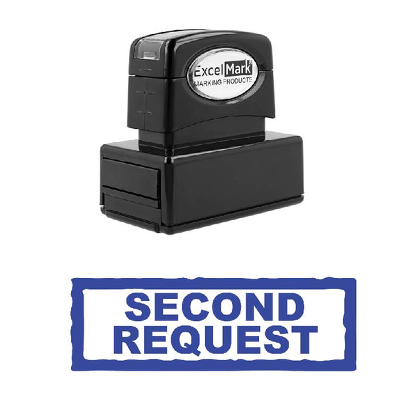 Box SECOND REQUEST Stamp