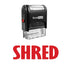 Tall Bold SHRED Stamp