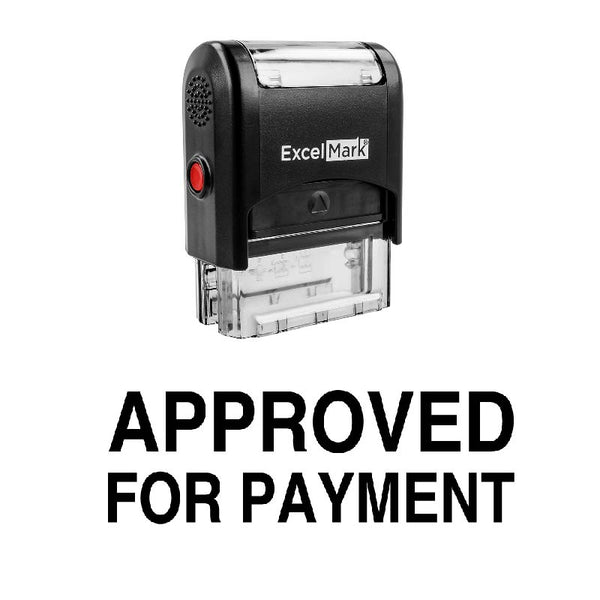 APPROVED FOR PAYMENT Stamp
