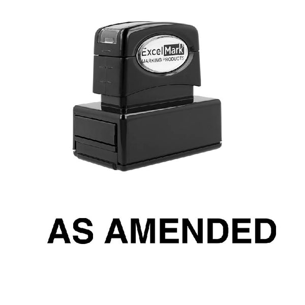 AS AMENDED Stamp