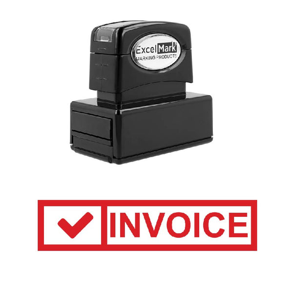 Check Box INVOICE Stamp