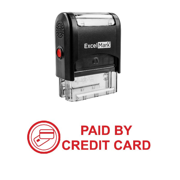 PAID BY CREDIT CARD Stamp