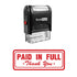 Box PAID IN FULL Thank You Stamp