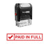 Check Box PAID IN FULL Stamp