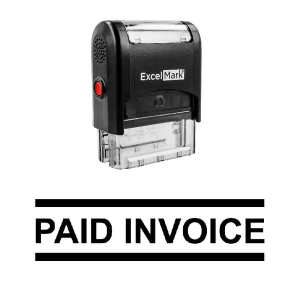 PAID INVOICE Stamp