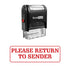 PLEASE RETURN TO SENDER Stamp