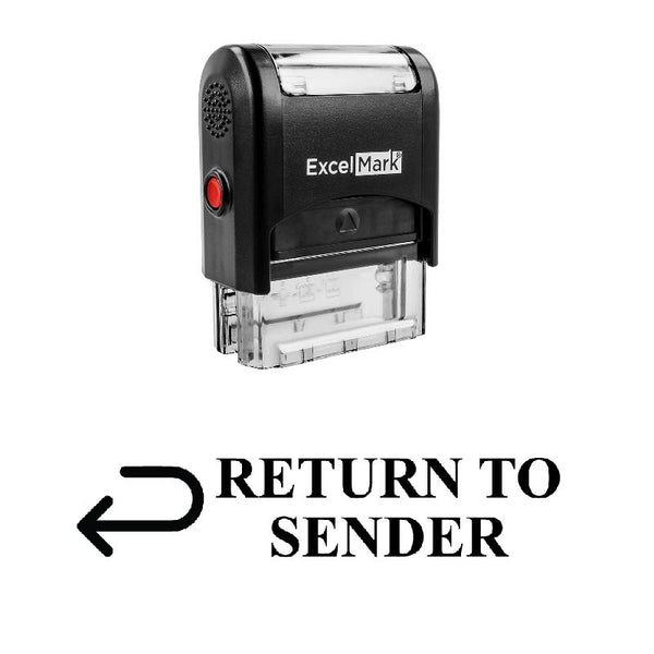 Arrow RETURN TO SENDER Stamp