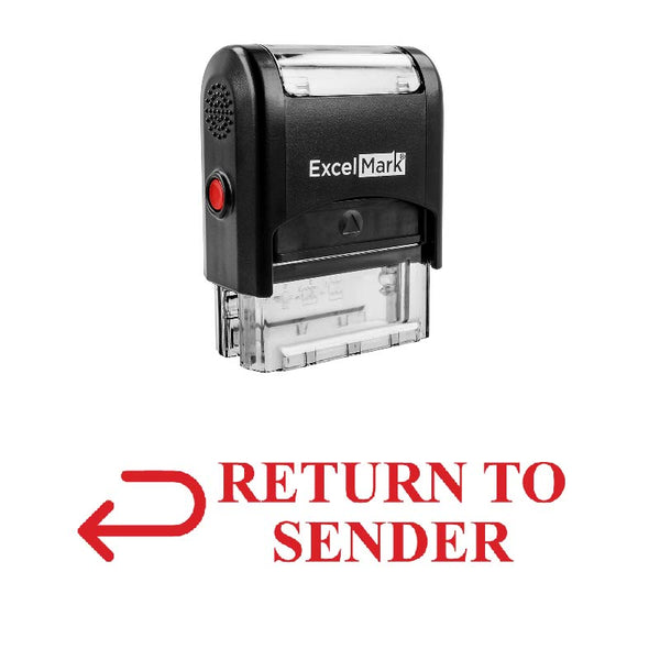 Arrow RETURN TO SENDER Stamp