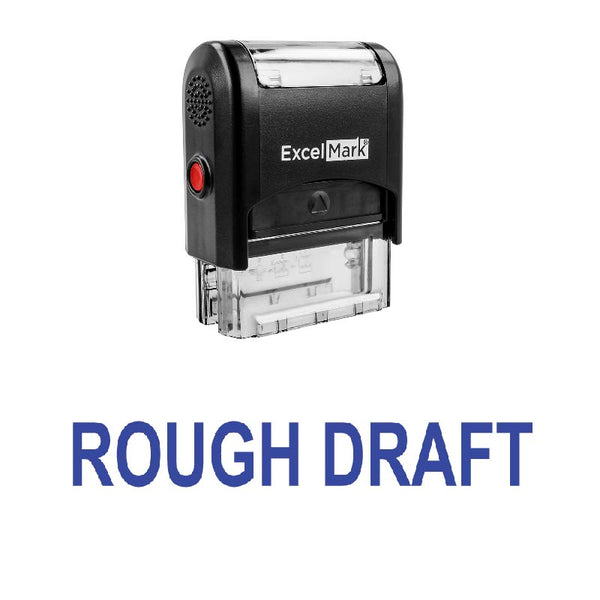 Bold ROUGH DRAFT Stamp