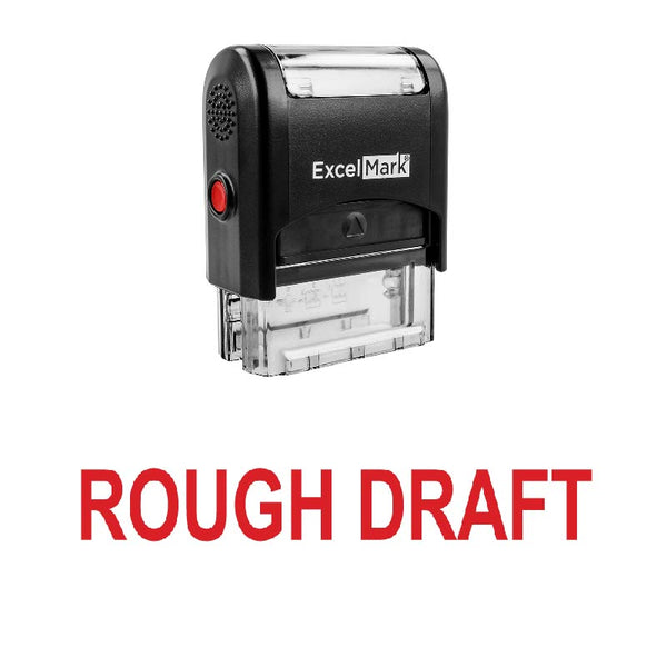 Bold ROUGH DRAFT Stamp