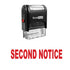 Bold SECOND NOTICE Stamp