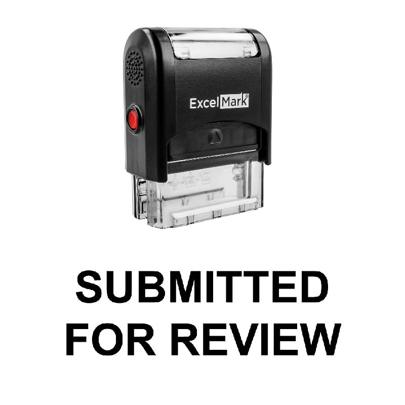 SUBMITTED FOR REVIEW Stamp | ExcelMark