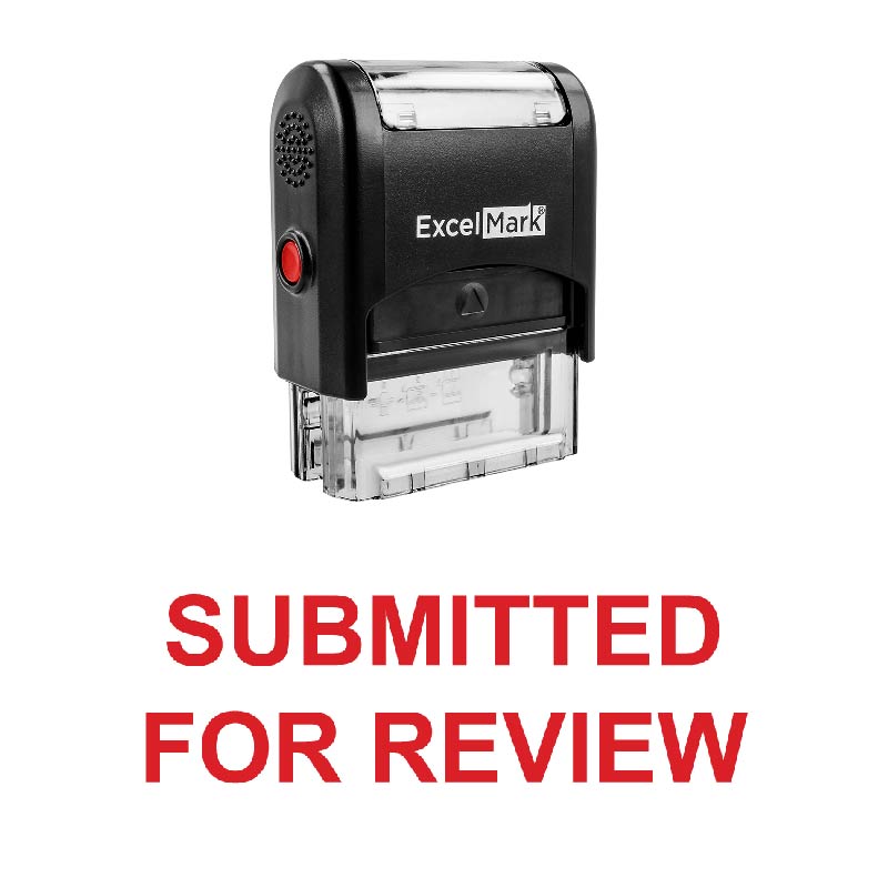 SUBMITTED FOR REVIEW Stamp | ExcelMark