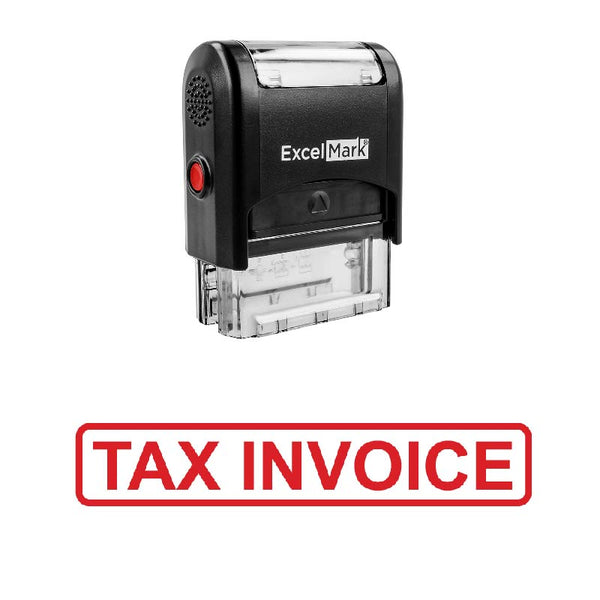 Box TAX INVOICE Stamp