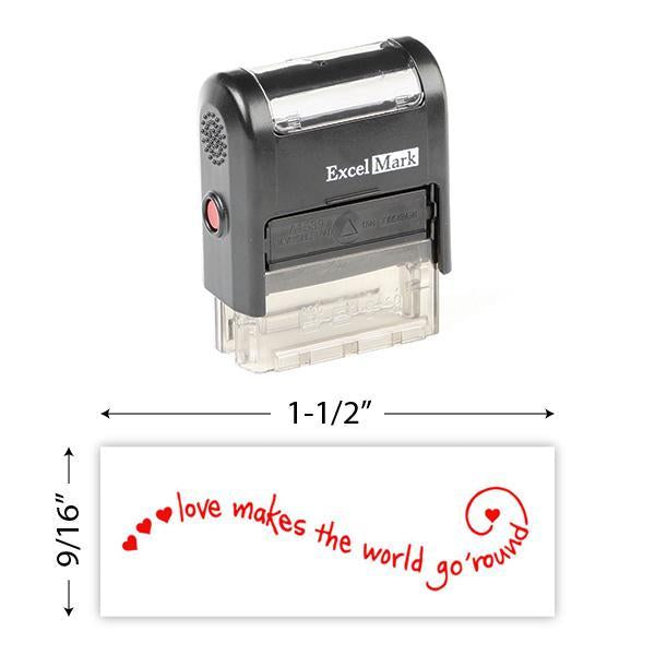 Love Makes The World Stamp