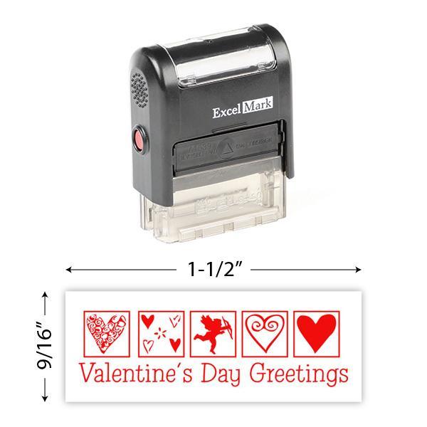 Valentine's Day Greetings Stamp