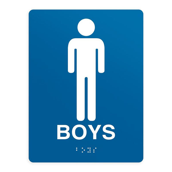 ADA Compliant Boys Sign