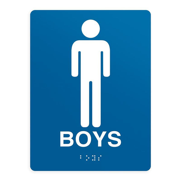 Boy Code Signs ADA Compliant Boys Sign | ExcelMark