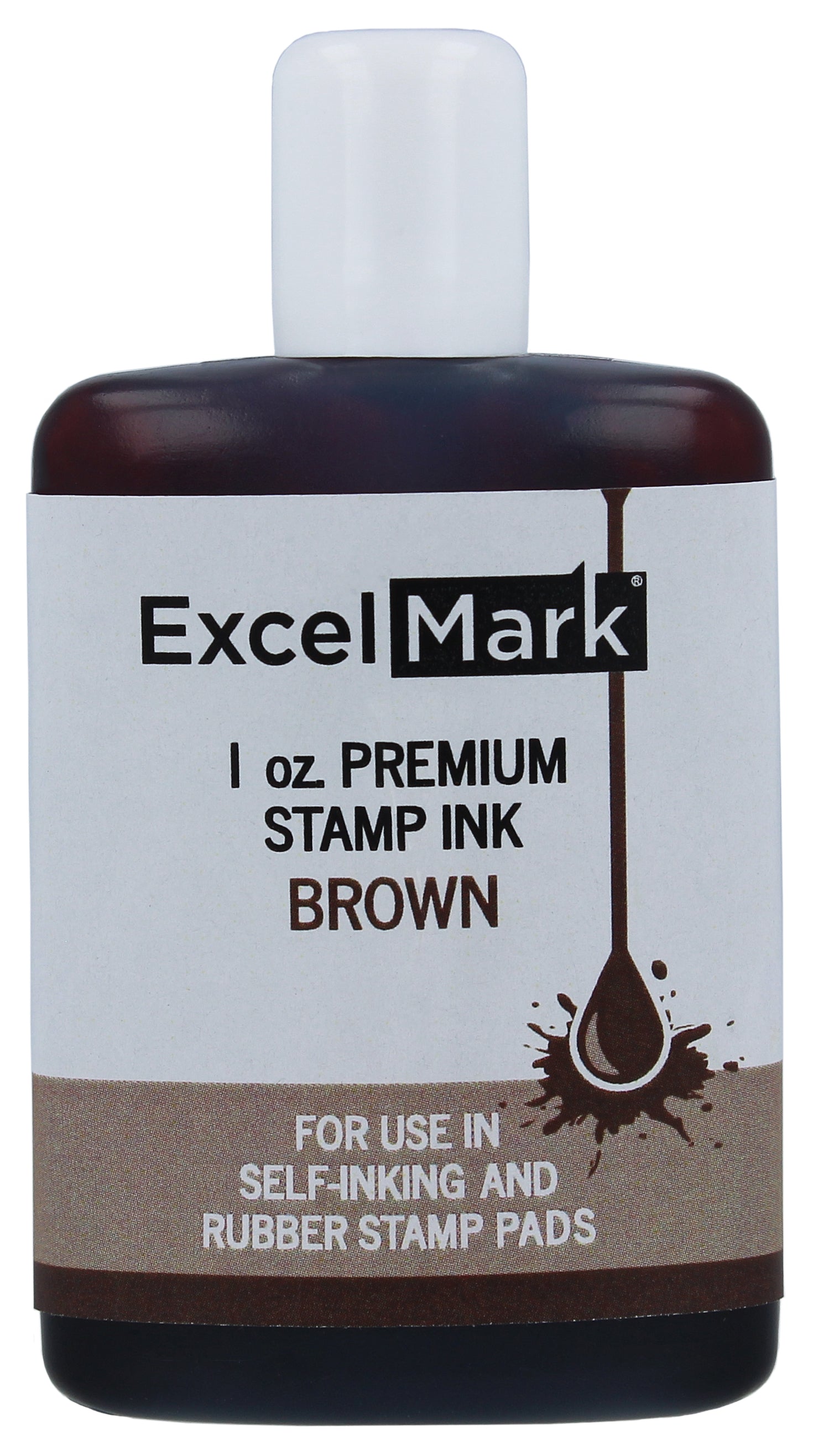 Brown Stamp Pad Ink Refill