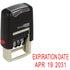 Small Expiration Date Stamp