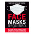 Face Masks Required & Six Feet Apart Decal