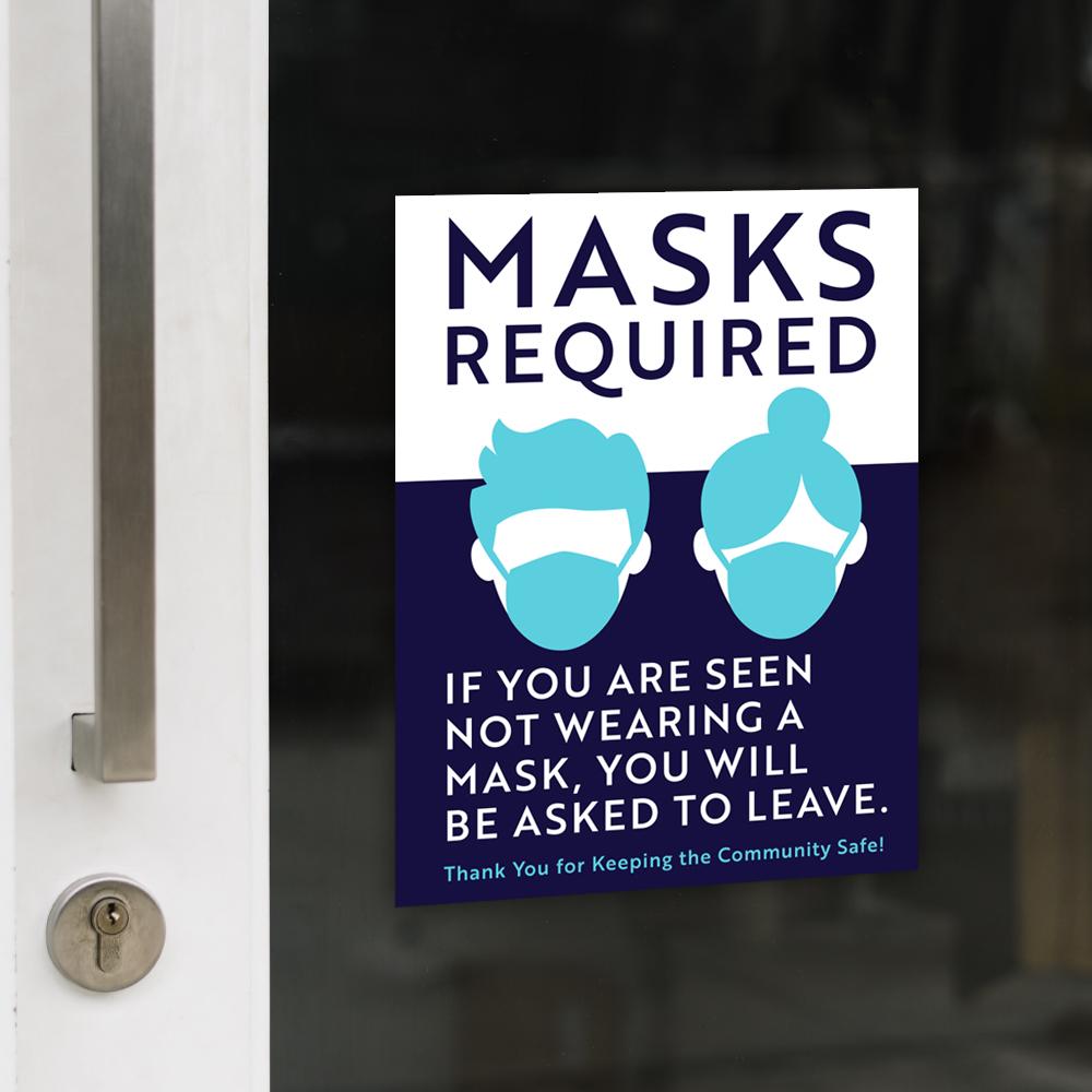 Require Mask Sign Masks Required Sign | ExcelMark