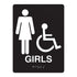 ADA Compliant Girls 2 Sign